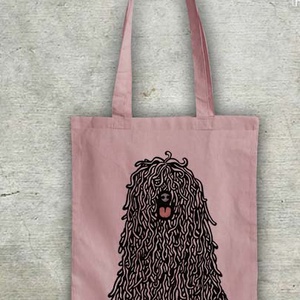 Puli textiltáskán - táska & tok - bevásárlás & shopper táska - shopper, textiltáska, szatyor - Meska.hu