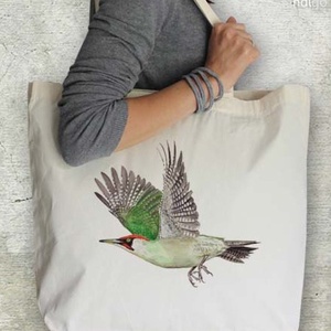 Zöld Küllő - válltáskán, Táska & Tok, Bevásárlás & Shopper táska, Shopper, textiltáska, szatyor, Mindenmás, MESKA