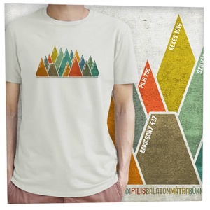 15 hegycsúcs - Magyar hegységek - Prémium bio férfi póló  - ruha & divat - férfi ruha - póló - Meska.hu
