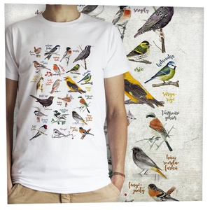 Énekesmadarak - Jó minőségű klasszikus férfi póló  - ruha & divat - férfi ruha - póló - Meska.hu