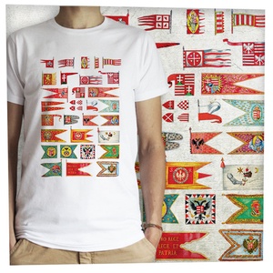 Magyar hadizászlók -  Jó minőségű klasszikus férfi póló - ruha & divat - férfi ruha - póló - Meska.hu