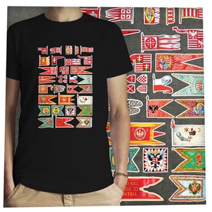 Magyar hadizászlók -  Jó minőségű klasszikus férfi póló - ruha & divat - férfi ruha - póló - Meska.hu