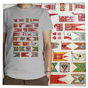 Magyar hadizászlók -  Jó minőségű klasszikus férfi póló - ruha & divat - férfi ruha - póló - Meska.hu