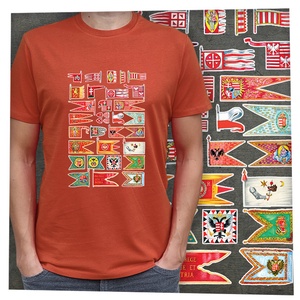 Magyar hadizászlók - Prémium bio férfi póló - Meska.hu