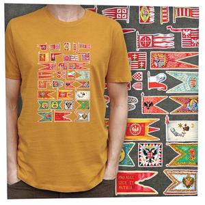 Magyar hadizászlók - Prémium bio férfi póló - ruha & divat - férfi ruha - póló - Meska.hu