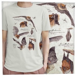 Denevér - Prémium bio férfi póló - ruha & divat - férfi ruha - póló - Meska.hu