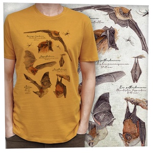 Denevér - Prémium bio férfi póló - ruha & divat - férfi ruha - póló - Meska.hu