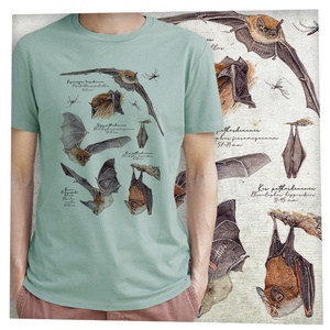 Denevér - Prémium bio férfi póló, Ruha & Divat, Férfi ruha, Póló, Fotó, grafika, rajz, illusztráció, MESKA