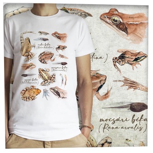 Békák  -  Jó minőségű klasszikus férfi póló, Ruha & Divat, Férfi ruha, Póló, Fotó, grafika, rajz, illusztráció, MESKA