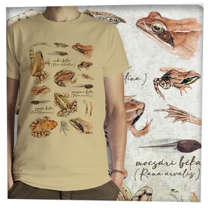 Békák  -  Jó minőségű klasszikus férfi póló - ruha & divat - férfi ruha - póló - Meska.hu