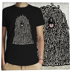 Puli -  Jó minőségű klasszikus férfi póló, Ruha & Divat, Férfi ruha, Póló, Fotó, grafika, rajz, illusztráció, MESKA