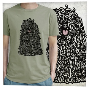 Puli - Prémium bio férfi póló - ruha & divat - férfi ruha - póló - Meska.hu