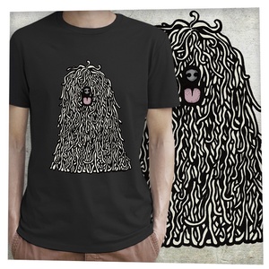 Puli - Prémium bio férfi póló - ruha & divat - férfi ruha - póló - Meska.hu