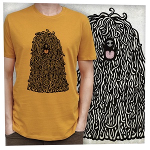 Puli - Prémium bio férfi póló - ruha & divat - férfi ruha - póló - Meska.hu