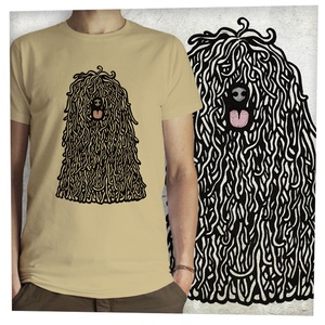 Puli -  Jó minőségű klasszikus férfi póló - ruha & divat - férfi ruha - póló - Meska.hu