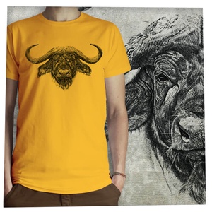 Bivaly - Baász -  Jó minőségű klasszikus férfi póló - ruha & divat - férfi ruha - póló - Meska.hu