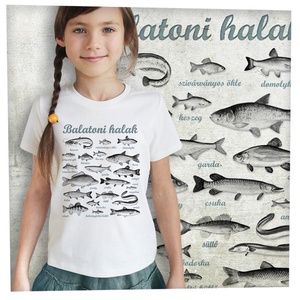 Balatoni halak - Prémium bio gyerekpóló, Ruha & Divat, Gyerekruha, Póló, Fotó, grafika, rajz, illusztráció, MESKA