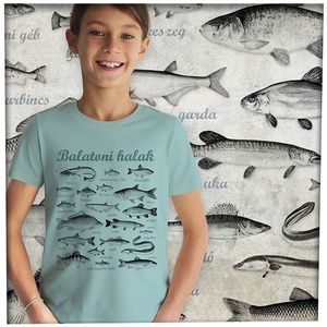 Balatoni halak - Prémium bio gyerekpóló - ruha & divat - gyerekruha - póló - Meska.hu