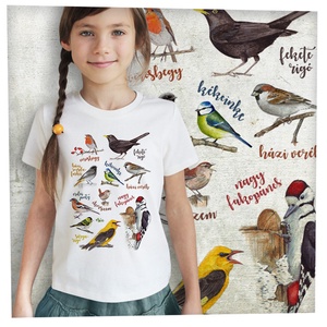 Madarak  - Prémium bio gyerekpóló, Ruha & Divat, Gyerekruha, Póló, Fotó, grafika, rajz, illusztráció, MESKA