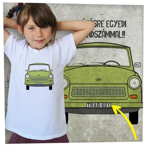 Trabant egyoldalas - Jó minőségű klasszikus gyerekpóló, Ruha & Divat, Gyerekruha, Póló, Mindenmás, MESKA