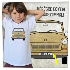 Trabant egyoldalas - Jó minőségű klasszikus gyerekpóló - ruha & divat - gyerekruha - póló - Meska.hu