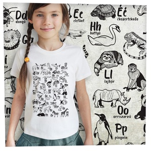 Állat ABC - Prémium bio gyerekpóló - Meska.hu