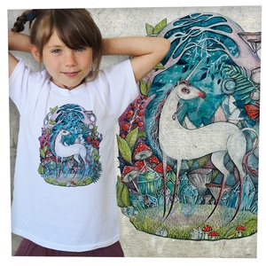 Unikornis - Jó minőségű klasszikus gyerek póló - Meska.hu