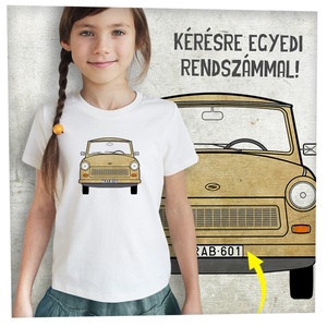 Trabant egyoldalas - Prémium bio gyerekpóló - ruha & divat - gyerekruha - póló - Meska.hu