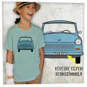 Trabant egyoldalas - Prémium bio gyerekpóló - ruha & divat - gyerekruha - póló - Meska.hu