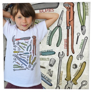 Szerszámok - Jó minőségű klasszikus gyerekpóló, Ruha & Divat, Gyerekruha, Póló, Fotó, grafika, rajz, illusztráció, MESKA