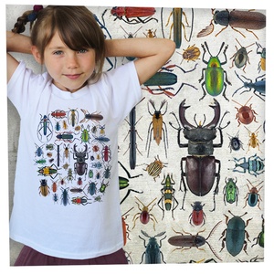 Bogarak - Jó minőségű klasszikus gyerekpóló, Ruha & Divat, Gyerekruha, Póló, Fotó, grafika, rajz, illusztráció, MESKA