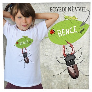Erdőjáróknak saját névvel - Jó minőségű klasszikus gyerekpóló, Ruha & Divat, Gyerekruha, Póló, Fotó, grafika, rajz, illusztráció, MESKA