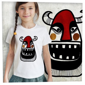 Busó álarc - Prémium bio gyerekpóló, Ruha & Divat, Gyerekruha, Póló, , MESKA