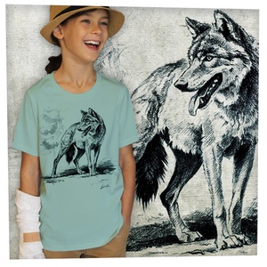 Farkas - Prémium bio gyerekpóló - ruha & divat - gyerekruha - póló - Meska.hu