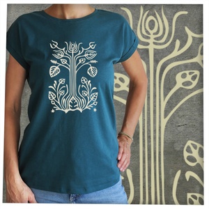 Ketesdi kályhacsempe - Lezser női póló - ruha & divat - női ruha - póló, felső - Meska.hu