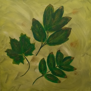 Zöld(ség), Művészet, Festmény, Akril, Festészet, MESKA