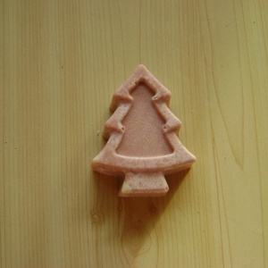 Rózsaszín agyagos yoghurtos karácsonyi szappan száraz-normál és érzékeny  bőrre - Meska.hu