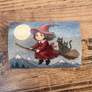 Kisboszi repül hűtőmágnes, Otthon & Életmód, Konyhafelszerelés, tálalás, Konyhai dekoráció, Hűtőmágnes, Fotó, grafika, rajz, illusztráció, MESKA