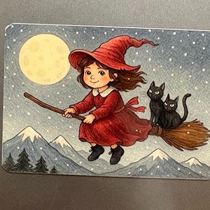 Hűtőmágnes - Kisboszi repül, Otthon & Életmód, Konyhafelszerelés, tálalás, Konyhai dekoráció, Hűtőmágnes, Fotó, grafika, rajz, illusztráció, MESKA