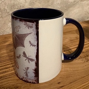 Denevér bögre - otthon & életmód - konyhafelszerelés, tálalás - tálalás - bögre & csésze - Meska.hu