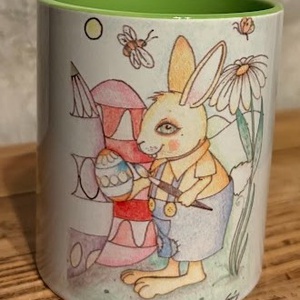 Húsvét Pali bögre, Otthon & Életmód, Konyhafelszerelés, tálalás, Tálalás, Bögre & Csésze, Fotó, grafika, rajz, illusztráció, MESKA