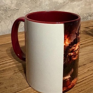 Hamburgert faló troll bögre - otthon & életmód - konyhafelszerelés, tálalás - tálalás - bögre & csésze - Meska.hu