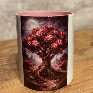 Gótikus sivatagi rózsa bögre, Otthon & Életmód, Konyhafelszerelés, tálalás, Tálalás, Bögre & Csésze, Fotó, grafika, rajz, illusztráció, MESKA