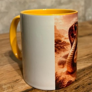 Kobra a sivatagban bögre - otthon & életmód - konyhafelszerelés, tálalás - tálalás - bögre & csésze - Meska.hu