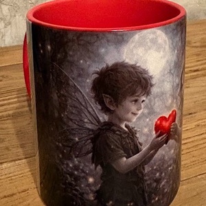 Gótikus tündérgyerekek szerelme bögre - otthon & életmód - konyhafelszerelés, tálalás - tálalás - bögre & csésze - Meska.hu