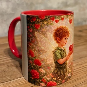 Tündérgyerekek szerelme bögre - otthon & életmód - konyhafelszerelés, tálalás - tálalás - bögre & csésze - Meska.hu