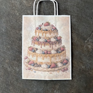 Ajándéktasak - Csodatorta - otthon & életmód - papír, írószer - ajándékozás kellékei - ajándékzsák, csomagolás - Meska.hu