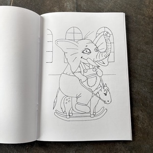 Egzotikus állatok színező/kifestő füzet kézzel készült rajzokból - otthon & életmód - papír, írószer - színező - Meska.hu