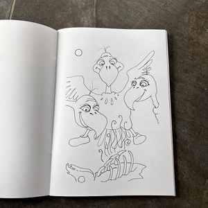 Egzotikus állatok színező/kifestő füzet kézzel készült rajzokból - otthon & életmód - papír, írószer - színező - Meska.hu