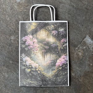 Ajándéktasak - Orchideák, Otthon & Életmód, Papír, írószer, Ajándékozás kellékei, Ajándékzsák, csomagolás, Fotó, grafika, rajz, illusztráció, MESKA